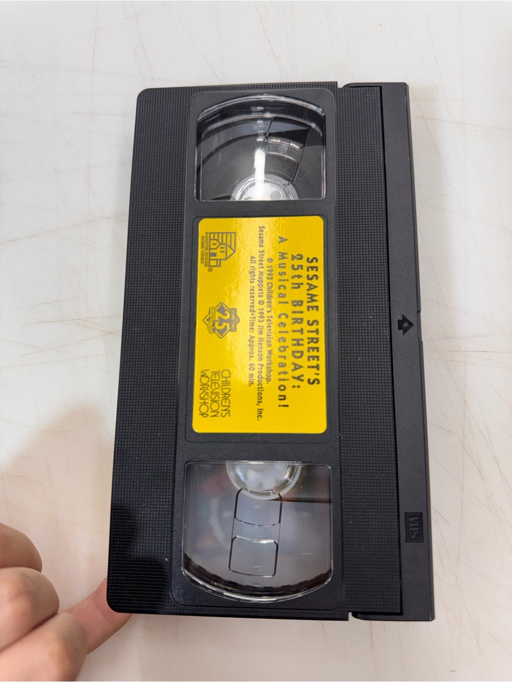 Sesame Street 25 Wonderful Years A Musical Celebration (VHS 1993) Untested - Picture 3 of 3